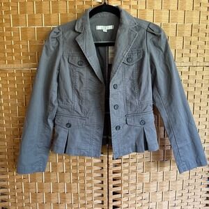 LOFT Ann Taylor Loft Gray Jacket / Coat Size Women's Size 0P NWT